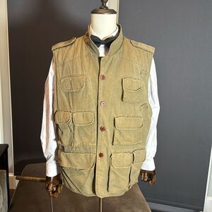 Vintage 90’s Trail Designs Tactical Utility Fishing Vest TV727 Size XL *READ